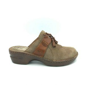 BOC Born Concept Womens Brown Tan Clogs Size US 10